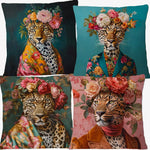 Housses de coussin LEOPARD de la COLLECTION TANTE GEORGETTE