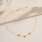 Collier TROIS PETITES MARGUERITES