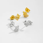 Boucles d'oreilles Coeur & Fleur