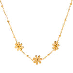 Collier TROIS PETITES MARGUERITES