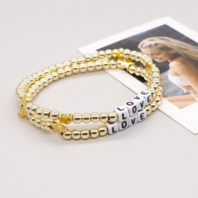 Bracelet LOVE LETTER de la COLLECTION RUE MADAME - bracelets - La boutique by c.