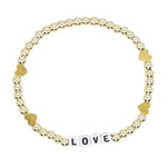 Bracelet LOVE LETTER de la COLLECTION RUE MADAME - coeur - bracelets - La boutique by c.