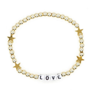 Bracelet LOVE LETTER de la COLLECTION RUE MADAME - Etoile - bracelets - La boutique by c.