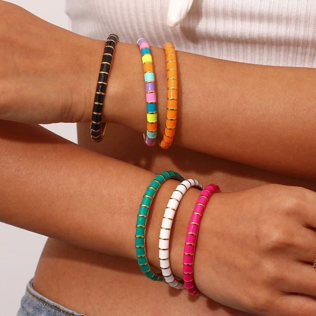 Bracelets COLORFUL de la COLLECTION PETITE FOLIE - bracelets - La boutique by c.