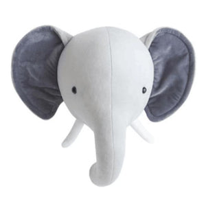 Animaux muraux en peluche 3D de la COLLECTION POPCORN - Elephant - déco - La boutique by c.