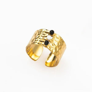 Bague PARADISE de la COLLECTION SHERAZADE - noir - bagues - La boutique by c.