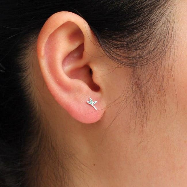 Boucles d’oreilles asymétriques PANDA ET BAMBOU - boucles d’oreilles - La boutique by c.