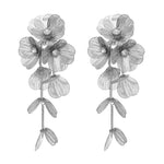 Boucles d’oreilles FLOWERS by Carla - argenté - boucles d’oreilles - La boutique by c.