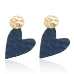 Boucles d’oreilles LOVE HEART de la COLLECTION ÉTAT D’ÂME - bleu - boucles d’oreilles - La boutique by c.