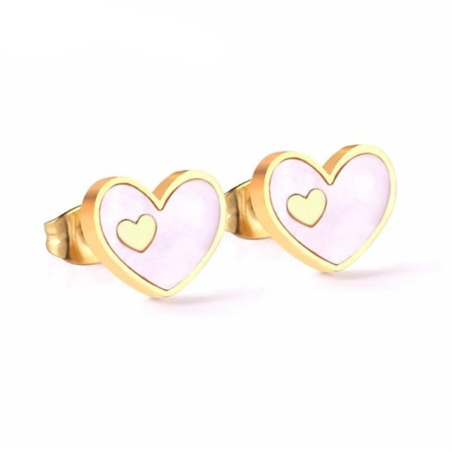 Boucles d’oreilles LOVELY LOVE de la COLLECTION POPCORN - ROSE CLAIR - boucles d’oreilles - La boutique by c.
