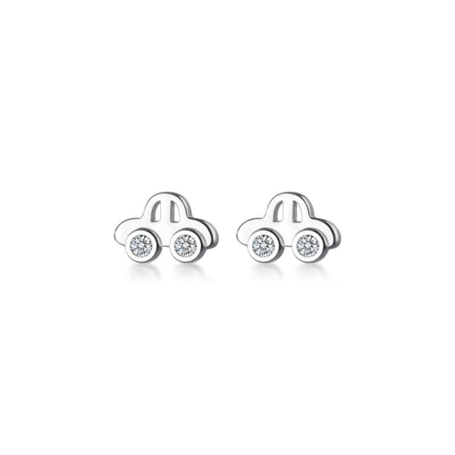 Boucles d’oreilles PETITE VOITURE de la COLLECTION MIOCHE - ARGENT - boucles d’oreilles - La boutique by c.