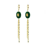 Boucles d’oreilles SAHARA de la COLLECTION SHERAZADE - vert - boucles d’oreilles - La boutique by c.