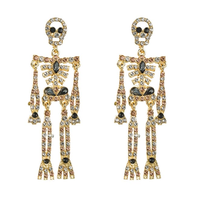 Boucles d’oreilles SQUELETTE de la COLLECTION HAPPY HALLOWEEN - boucles d’oreilles - La boutique by c.