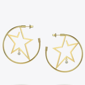 Boucles Doreilles Superstar - Or - Bijoux - La Boutique By C.