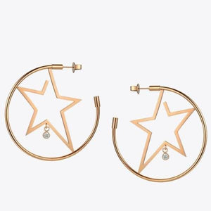 Boucles Doreilles Superstar - Or Rose - Bijoux - La Boutique By C.