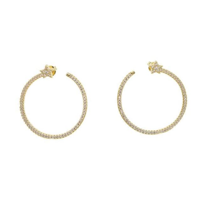 Boucles d’oreilles TIMELESS de la COLLECTION INDISCRETE - Blanc - boucles d’oreilles - La boutique by c.