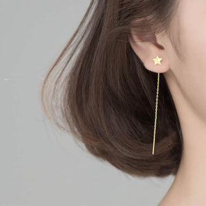 Boucles d’oreilles traversantes ETOILE de la COLLECTION SECRET STORY - boucles d’oreilles - La boutique by c.