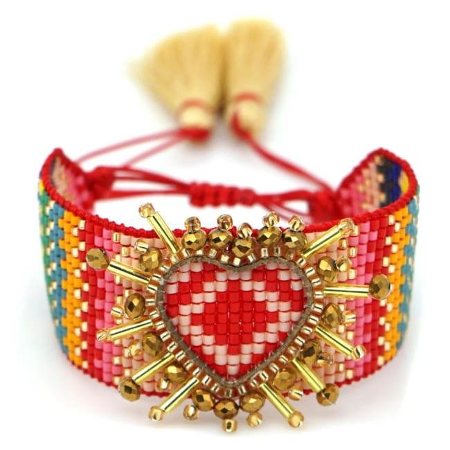 Bracelet AMOUR de la COLLECTION CAPRICE - le hippie chic - bracelets - La boutique by c.