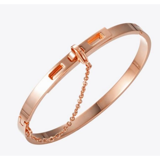 Bracelet AMOUR ETERNEL - or rose - bracelets - La boutique by c.