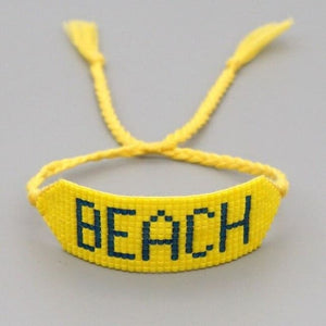 Bracelet BEACH de la COLLECTION SOLEDAD - jaune - bracelets - La boutique by c.
