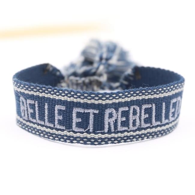 Bracelet BELLE ET REBELLED de la COLLECTION ANOTHER STORY - bleu - bracelets - La boutique by c.