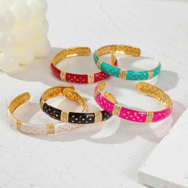 Bracelet CAMELEON de la COLLECTION JOSEPHA - noir - bracelets - La boutique by c.