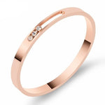 Bracelet CARACTERE - or rose - bracelets - La boutique by c.