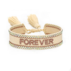 Bracelet FOREVER / LOVE DE LA COLLECTION FOR WOMAN - BRUN - FOREVER - bracelets - La boutique by c.