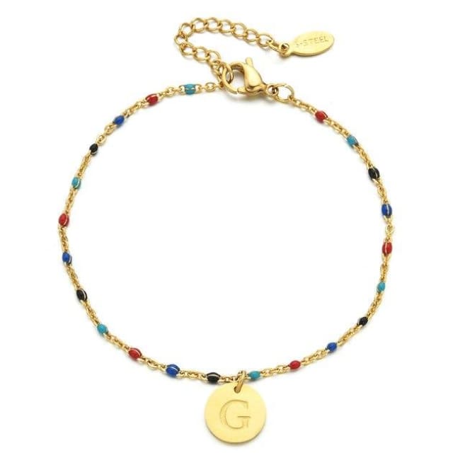 Bracelet INITIALE de la COLLECTION EVER - G - bracelets - La boutique by c.