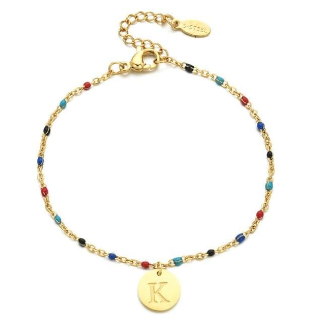 Bracelet INITIALE de la COLLECTION EVER - K - bracelets - La boutique by c.