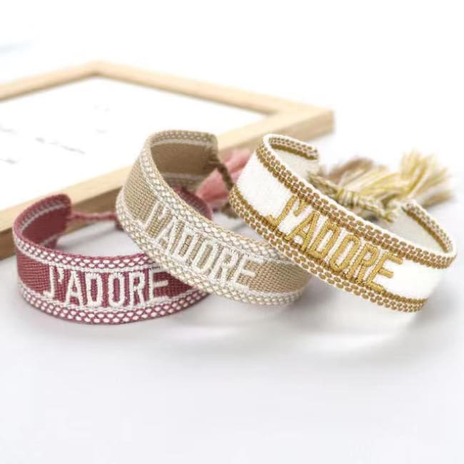 Bracelet J’ADORE de la COLLECTION ANOTHER DAY - bracelets - La boutique by c.