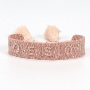 Bracelet LOVE IS LOVE de la COLLETION ANOTHER DAY - ROSE ET ROSE - bracelets - La boutique by c.