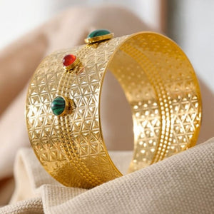 Bracelet manchette SAMSARA - bracelets - La boutique by c.
