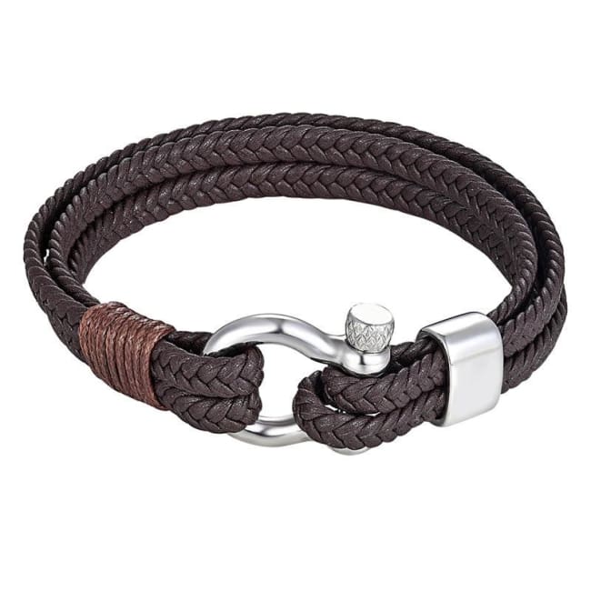 Bracelet NEVADA de la COLLECTION FUSION - brun / 17.5cm - bracelets - La boutique by c.