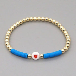 Bracelet PETIT COEUR de la COLLECTION ZIGZAG - 17 - bracelets - La boutique by c.