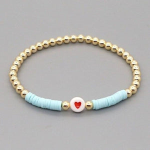Bracelet PETIT COEUR de la COLLECTION ZIGZAG - 18 - bracelets - La boutique by c.