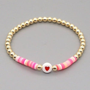 Bracelet PETIT COEUR de la COLLECTION ZIGZAG - 8 - bracelets - La boutique by c.
