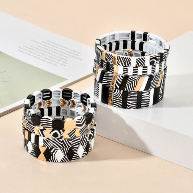 Bracelet ZEBRA de la COLLECTION ZIGZAG - bracelets - La boutique by c.