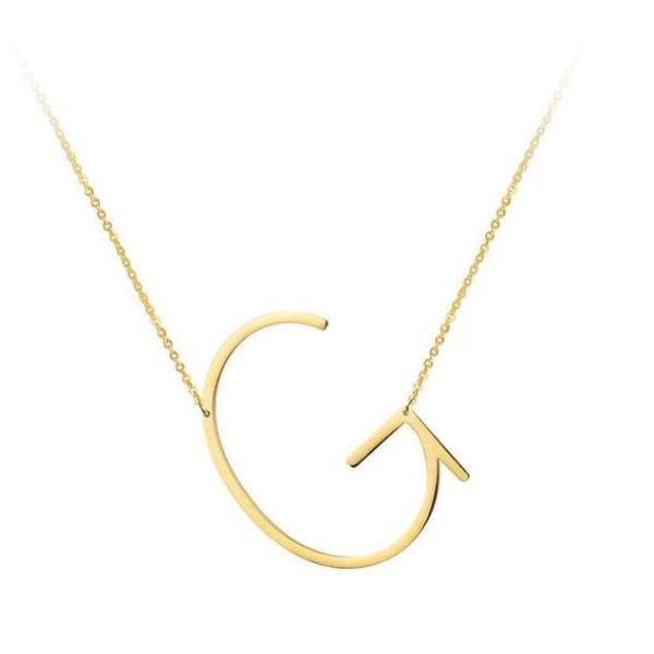 Collier Alphabet - G - Colliers - La Boutique By C.