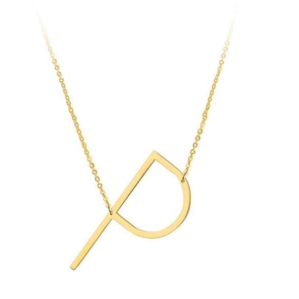 Collier Alphabet - P - Colliers - La Boutique By C.