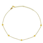 Collier Chamade - Doré / Disque - Bijoux - La Boutique By C.