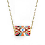 Collier LUCKY EYE de la COLLECTION AROUND THE WORLD - A - colliers - La boutique by c.