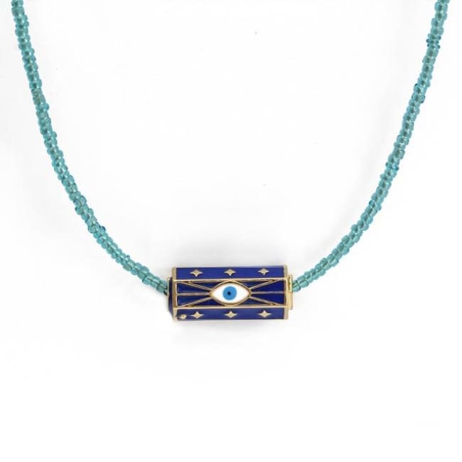 Collier LUCKY EYE de la COLLECTION AROUND THE WORLD - H - colliers - La boutique by c.