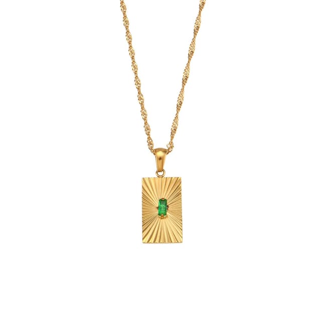 Collier MIDNIGHT - vert - colliers - La boutique by c.