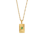 Collier MIDNIGHT - vert - colliers - La boutique by c.