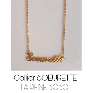 Collier SOEURETTE - or - colliers - La boutique by c.
