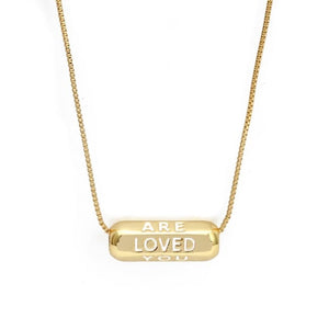Collier YOU ARE LOVED - Blanc - colliers - La boutique by c.