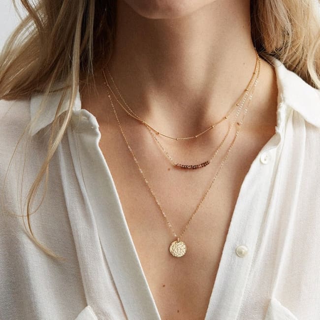 Colliers TESS de la COLLECTION LITTLE BY LITTLE - 3 colliers - collier - La boutique by c.
