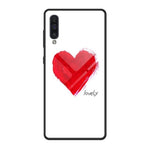 Coque en verre trempé LOVE HEART de la COLLECTION MADAME GIRLY - Samsung A20 / lovely - Coques GSM - La boutique by c.