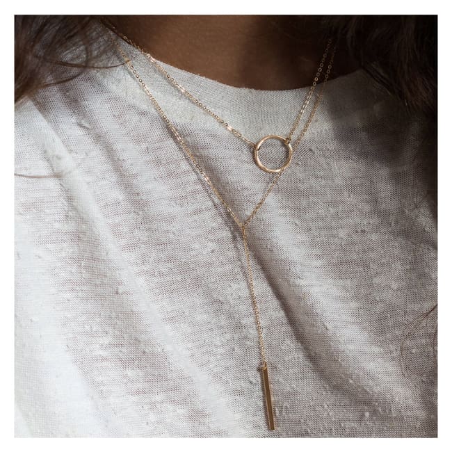 Duo de colliers JULES & JULIE - colliers - La boutique by c.